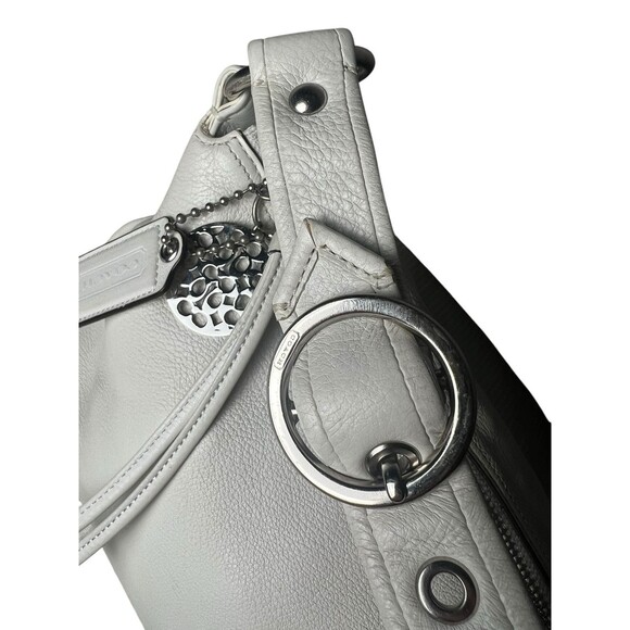 Coach Ali Leather Top Handle Cream /White Hobo Hand Shoulder Bag 42732 T21 - Picture 6 of 15